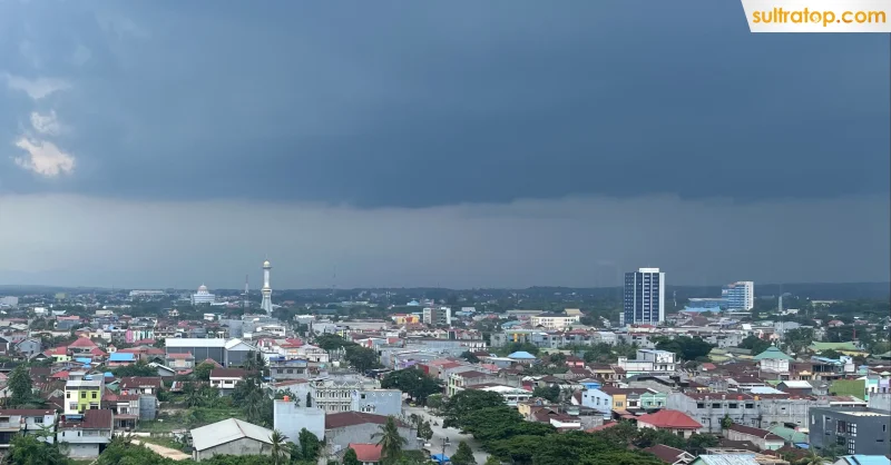 BMKG Imbau Waspada Hujan Lebat dan Angin Kencang di Sulawesi Tenggara 17–23 Februari 2026