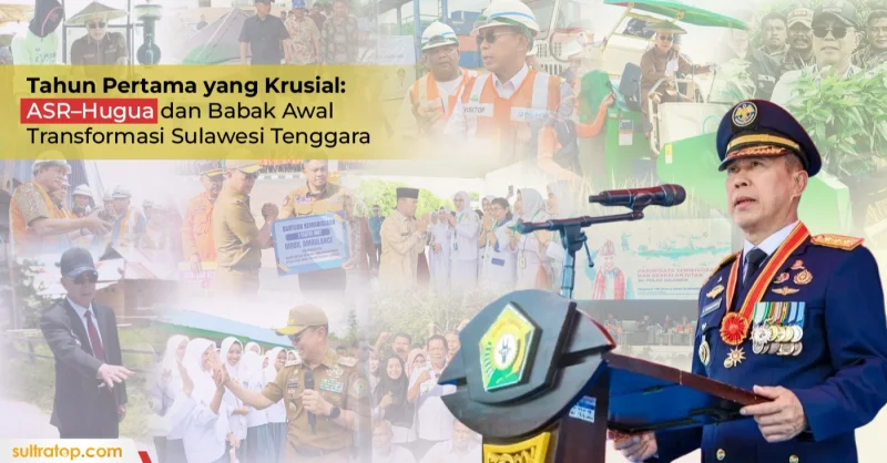 Tahun Pertama yang Krusial: ASR–Hugua dan Babak Awal Transformasi Sulawesi Tenggara 1 Tahun Pertama yang Krusial: ASR–Hugua dan Babak Awal Transformasi Sulawesi Tenggara