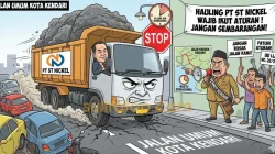 Dishub Kendari Tegaskan Angkutan Material PT ST Nickel Wajib Ikuti Jalur dan Jam Operasional 14 Dishub Kendari Tegaskan Angkutan Material PT ST Nickel Wajib Ikuti Jalur dan Jam Operasional