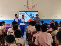Asmo Sulsel dan Polres Gowa Edukasi Pelajar SMPN 5 Gowa, Tanamkan Kesadaran Berkendara Sejak Dini