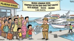 Gubernur Sultra Siapkan 7.800 Tiket Gratis Mudik Lebaran 2026, Rute Kendari–Raha dan Kendari–Baubau