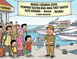Gubernur Sultra Siapkan 7.800 Tiket Gratis Mudik Lebaran 2026, Rute Kendari–Raha dan Kendari–Baubau
