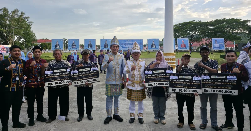 Semarak HUT ke-66 Konawe, BPR Bahteramas Serahkan CSR Motor Viar dan Rp50 Juta Bantuan Pertanian 1 Semarak HUT ke-66 Konawe, BPR Bahteramas Serahkan CSR Motor Viar dan Rp50 Juta Bantuan Pertanian