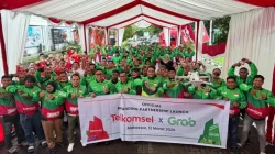 Telkomsel Gandeng Grab Perkuat Branding di 4 Kota Sulawesi, Libatkan 2.200 Mitra Driver
