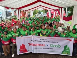 Telkomsel Gandeng Grab Perkuat Branding di 4 Kota Sulawesi, Libatkan 2.200 Mitra Driver