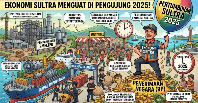 Ekonomi Sultra Menguat, Impor Pembangunan Smelter Dongkrak Penerimaan Negara 1 Ekonomi Sultra Menguat, Impor Pembangunan Smelter Dongkrak Penerimaan Negara