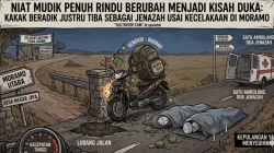 Niat Mudik ke Baubau, Kakak Beradik Justru Tiba sebagai Jenazah Usai Kecelakaan di Moramo 7 Niat Mudik ke Baubau, Kakak Beradik Justru Tiba sebagai Jenazah Usai Kecelakaan di Moramo