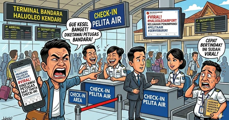 Penumpang Ngaku Ditertawakan Petugas, Bandara Haluoleo Kendari Langsung Bertindak 1 Penumpang Ngaku Ditertawakan Petugas, Bandara Haluoleo Kendari Langsung Bertindak