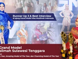 Kisah Mahasiswi UHO Asal Koltim: Raih Prestasi di Grand Model Miss Muslimah Level Nasional