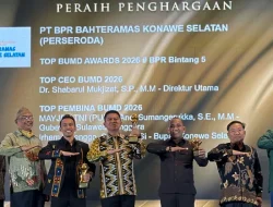 BPR Bahteramas Konsel Naik Kelas, Raih Bintang 5 di Top BUMD Awards 2026