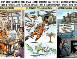 Usai Viral Ngopi di Coffee Shop, Napi di Kendari Dikirim ke Nusakambangan