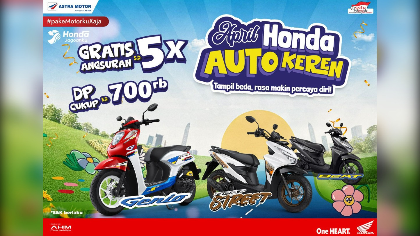 Asmo Sulsel Hadirkan Promo Honda Auto Keren, DP Mulai Rp700 Ribu 1 Asmo Sulsel Hadirkan Promo Honda Auto Keren, DP Mulai Rp700 Ribu
