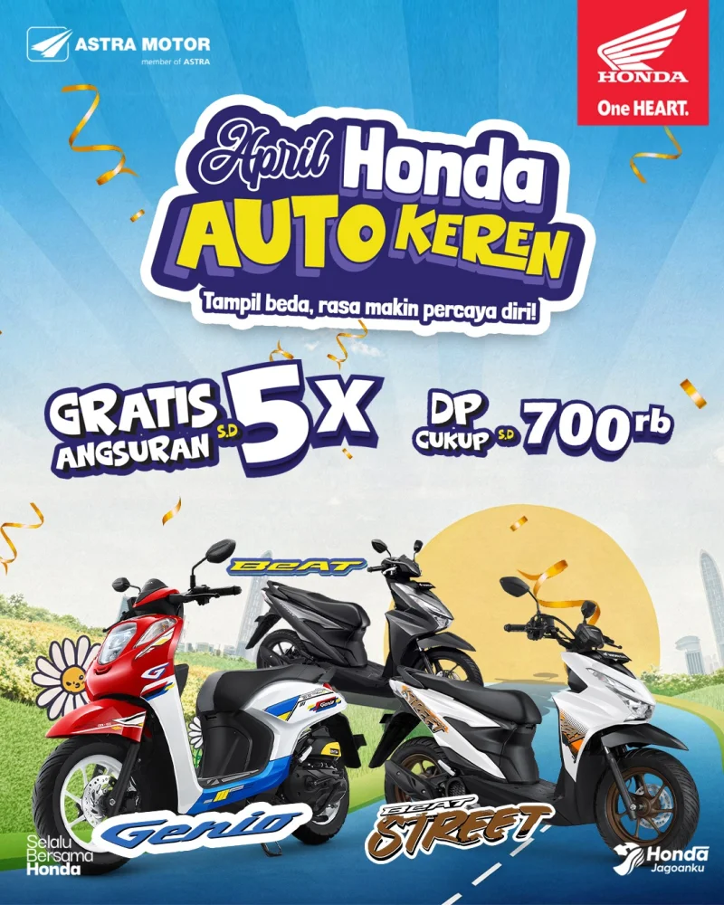 Iklan Sultratop Astra Honda Motor April 2026