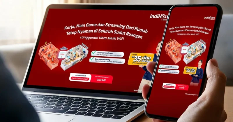 Telkomsel Hadirkan IndiHome Ultra Mesh Wi-Fi, Solusi Internet Rumah Lebih Merata 1 Telkomsel Hadirkan IndiHome Ultra Mesh Wi-Fi, Solusi Internet Rumah Lebih Merata