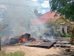 Bukan Kompor, Kebakaran Rumah di Muna Barat Diduga Akibat Korsleting Listrik