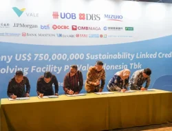 PT Vale Raih Pinjaman Berbasis Keberlanjutan US$750 Juta untuk Dukung Transisi Energi