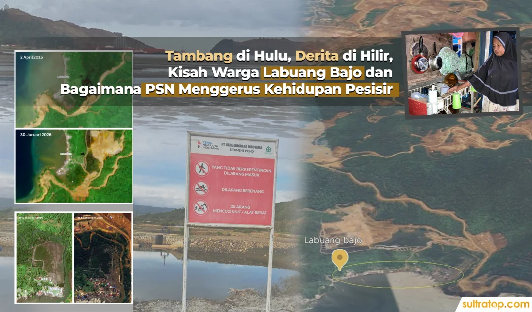Tambang di Hulu, Derita di Hilir, Kisah Warga Labuang Bajo dan Bagaimana PSN Menggerus Kehidupan Pesisir 1 Tambang di Hulu, Derita di Hilir, Kisah Warga Labuang Bajo dan Bagaimana PSN Menggerus Kehidupan Pesisir