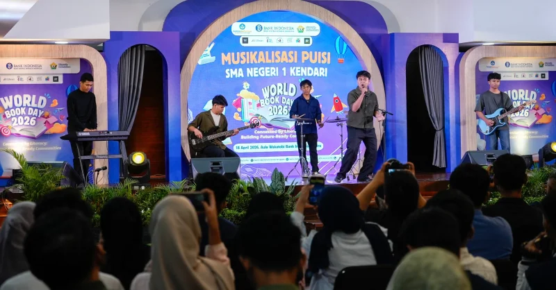 Dari Musikalisasi Puisi hingga Reels, BI Sultra Ajak Anak Muda Cintai Buku 1 Dari Musikalisasi Puisi hingga Reels, BI Sultra Ajak Anak Muda Cintai Buku
