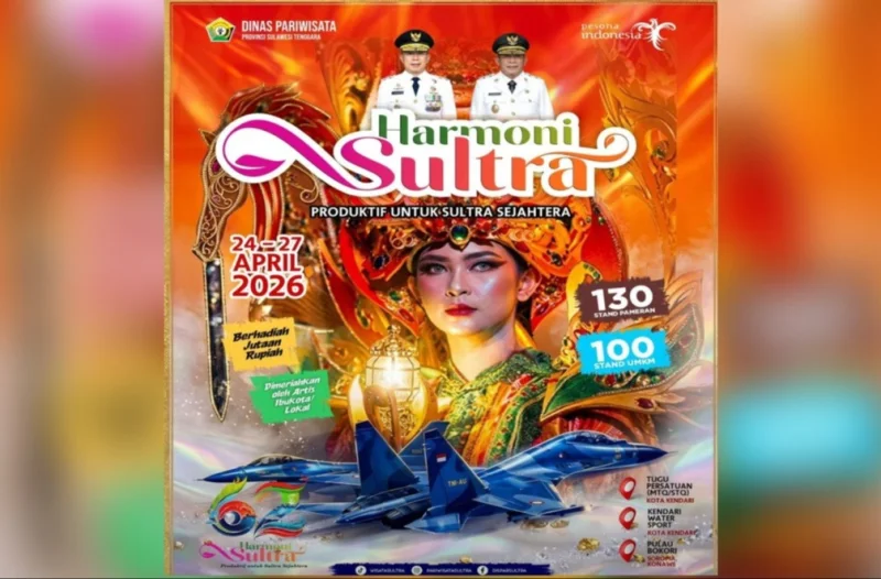 HUT ke-62 Sultra Digelar Efisien Lewat Harmoni Sultra 2026, Kolaborasi dengan TNI AU 1 HUT ke-62 Sultra Digelar Efisien Lewat Harmoni Sultra 2026, Kolaborasi dengan TNI AU