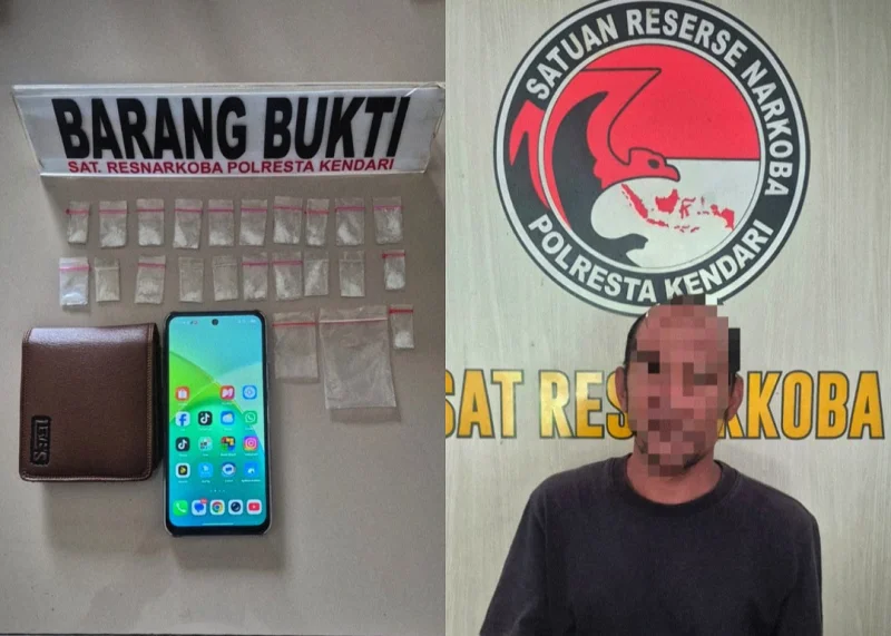 Polisi Tangkap Pengedar Sabu di Konawe Kepulauan, 21 Saset Siap Edar Diamankan 1 Polisi Tangkap Pengedar Sabu di Konawe Kepulauan, 21 Saset Siap Edar Diamankan