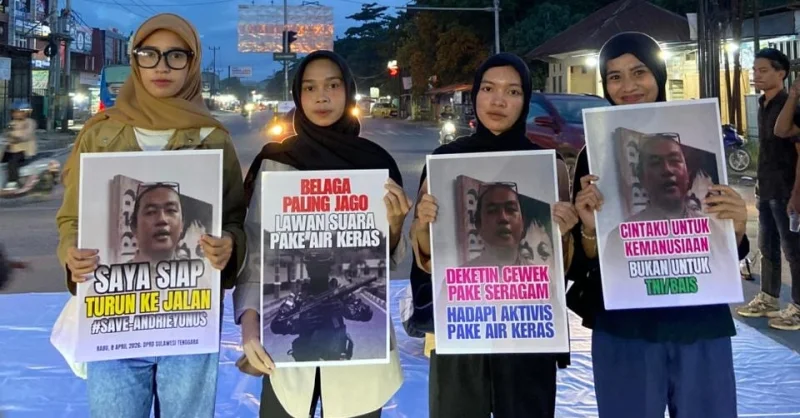 Mahasiswi UHO Jadi Sasaran Komentar Seksual Usai Aksi Soroti Penyiraman Air Keras ke Andrie Yunus 1 Mahasiswi UHO Jadi Sasaran Komentar Seksual Usai Aksi Soroti Penyiraman Air Keras ke Andrie Yunus