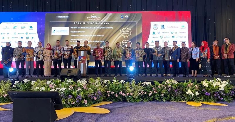 BPR Bahteramas Bombana Sabet 3 Penghargaan Bergengsi di TOP BUMD Awards 2026