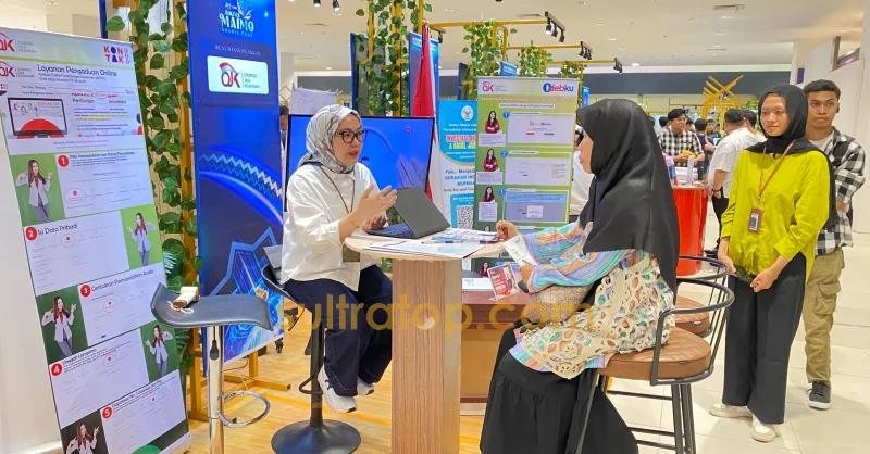 OJK Sultra Buka Stan Edukasi di Maimo Fest, Dorong Warga Melek Keuangan dan Waspada Penipuan