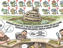 18 Paket Proyek Disorot, Pengusutan Temuan BPK Rp3,1 M di Muna Masih Mengendap