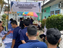 Lapas Kendari Tes Urine 200 Orang, Fokus Deteksi Dini Narkoba