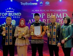 Naik Kelas! BPR Bahteramas Kendari Tembus Bintang 5 di TOP BUMD Awards 2026