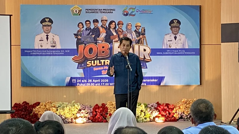 Job Fair Pemprov Sultra, 1.717 Lowongan Kerja Dibuka hingga 26 April 2026 1 Job Fair Pemprov Sultra, 1.717 Lowongan Kerja Dibuka hingga 26 April 2026