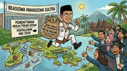 Beasiswa Rp1,8 M dari Dana Pribadi Gubernur Sultra, Mahasiswa Bisa Daftar Pekan Depan 8 Ilustrasi Gubernur Andi Sumangerukka menggelontorkan dana pribadi sebesar Rp1,8 miliar untuk beasiswa mahasiswa. (Gambar: Google AI)