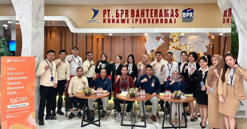 Dukung Sensus Ekonomi 2026, BPR Konawe Perkuat Kolaborasi Pendataan dengan BPS