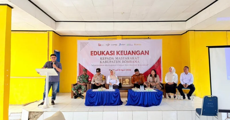 Cegah Pinjol dan Investasi Ilegal, OJK Sultra Edukasi Masyarakat Bombana-Konut