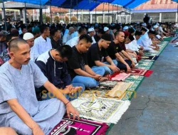 Iduladha 1447 H, Lapas Kendari Potong 5 Ekor Sapi Kurban dan Buka Layanan Kunjungan
