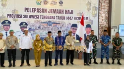 Pemprov Sultra Resmi Lepas Jemaah Calon Haji 2026, Tekankan Pelayanan Inklusif