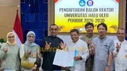 Prof Ma’ruf Kasim Resmi Jadi Kandidat ke-8 Pilrek UHO 2026, Usung Digitalisasi Kampus