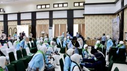 Kloter Perdana Jemaah Haji Sultra Resmi Diterima di Embarkasi Makassar
