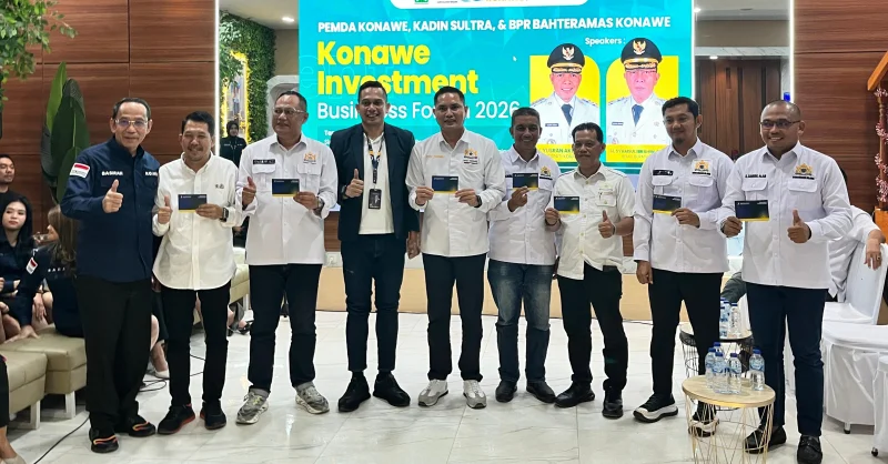 Kadin Sultra dan Pengurus Buka Rekening Tabungan di BPR Konawe