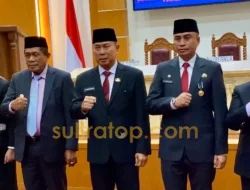 Lantik Pj Sekda Sultra, Gubernur Tekankan OPD Segera Tuntaskan Pekerjaan Tertunda