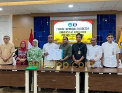 Berada di Makkah, Prof Azhar Bafadal Resmi Daftar Pilrek UHO