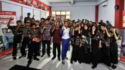 Asmo Sulsel Edukasi Safety Riding di SMK Tri Tunggal 45 Makassar, Hadirkan Praktik Honda Icon-e