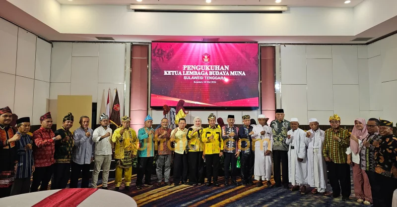 La Ode Darwin Resmi Pimpin Lembaga Budaya Muna, Target Bawa Kembali Era Kejayaan La Ode Kaimoeddin