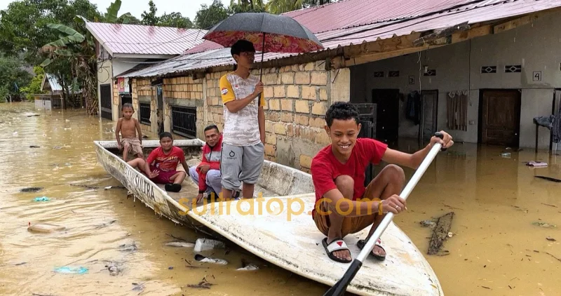 Data Terbaru BPBD Kendari: 5.445 Jiwa Terdampak Banjir dan 1.339 Rumah Terendam
