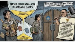 Guru Non-ASN Tak Boleh Lagi Mengajar di Sekolah Negeri Mulai 2027, Dinas Muna Tunggu Arahan Bupati