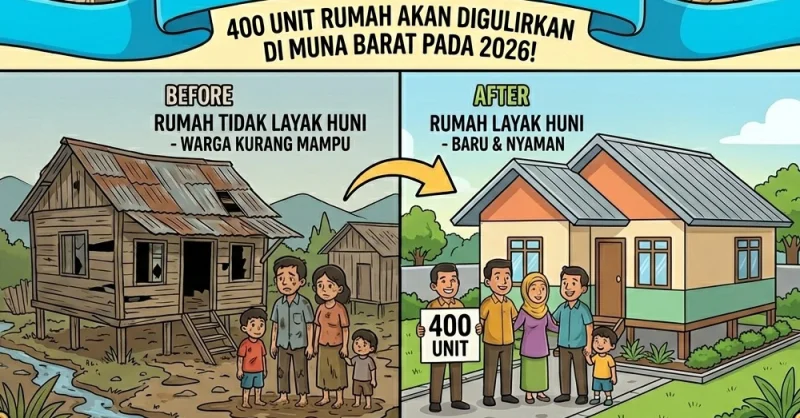 Ridwan Bae dan Kementerian PKP Kucurkan 400 Program Bedah Rumah untuk Muna Barat 1 Ridwan Bae dan Kementerian PKP Kucurkan 400 Program Bedah Rumah untuk Muna Barat