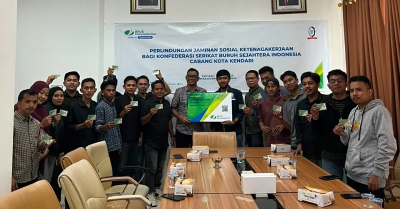 Gandeng KSBSI Kendari, BPJS Ketenagakerjaan Sultra Perluas Perlindungan Hak Buruh