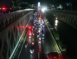 Ikuti Scoopy Night Culture, 300 Pencinta Honda Scoopy Sukses Padati Rute Makassar-Maros