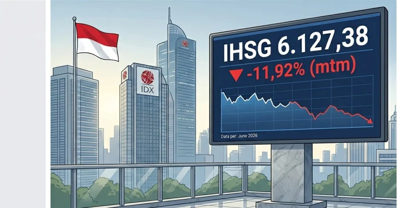 IHSG Terkoreksi 11,92 Persen pada Mei 2026, Likuiditas Pasar Tetap Terjaga