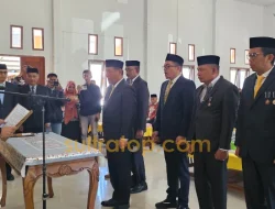Lantik Sekda dan Kepala OPD, Bupati Muna Barat: Jadi Pejabat Jangan Sombong dan Angkuh